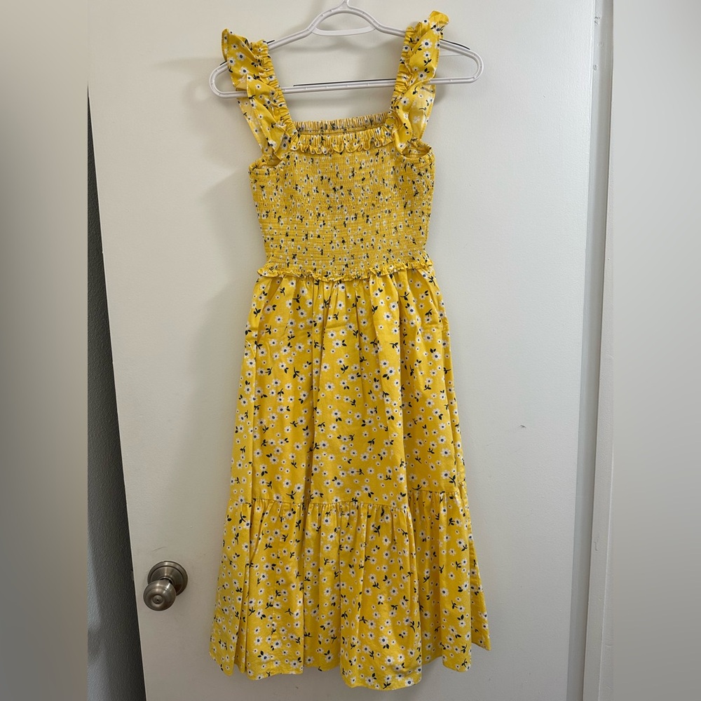 Kate Spade Yellow Floral Kids Dress